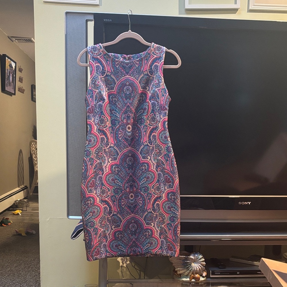 Tommy Hilfiger Paisley Dress Sz 8 NWOT